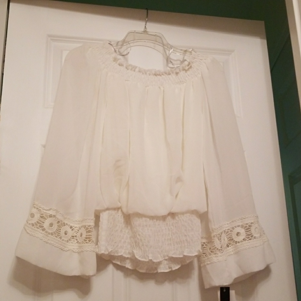 Xoxo off the shoulder blouse